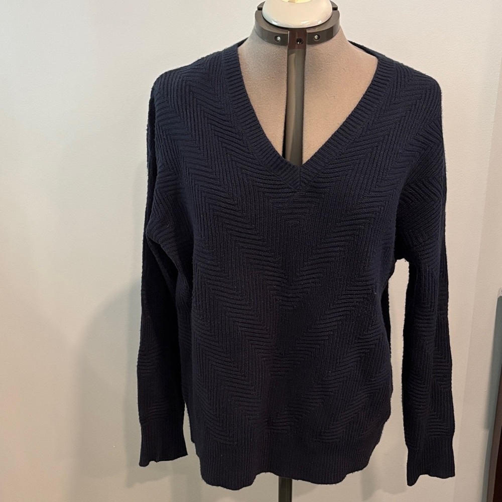 Penmans Navy V-Neck Sweater